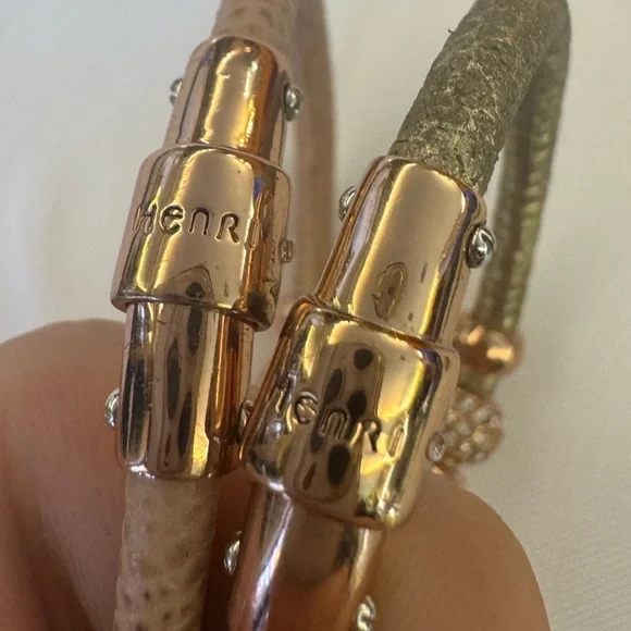 henri bendel Leather Bracelets